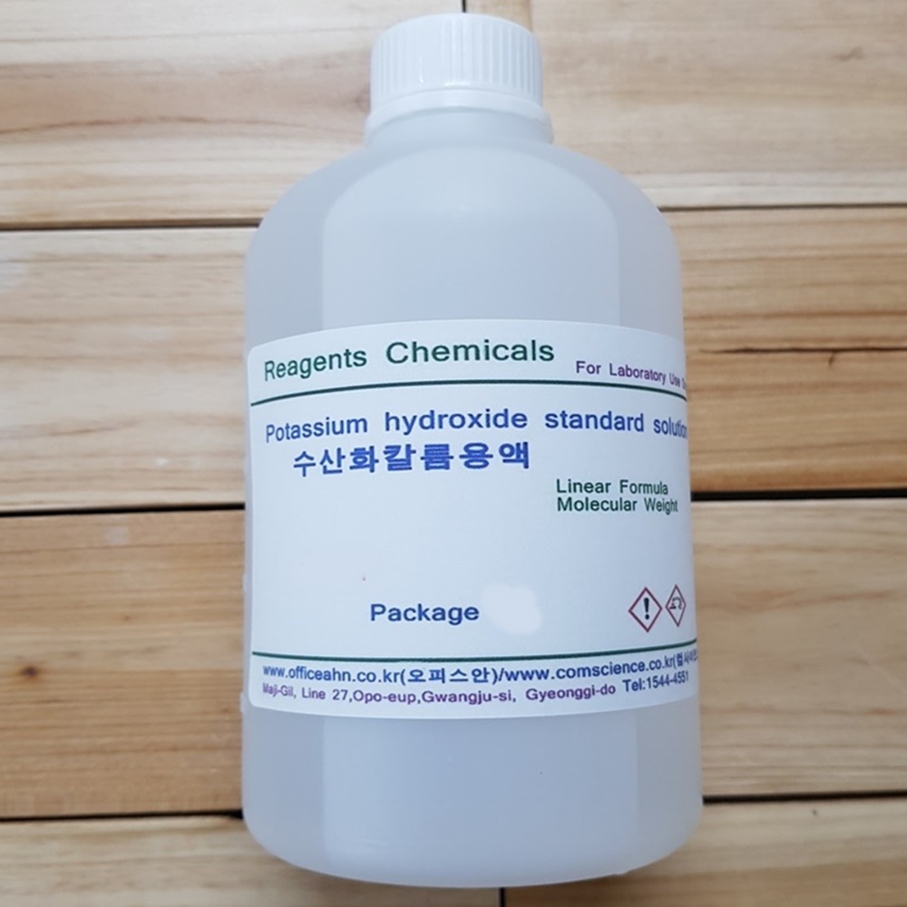 수산화칼륨용액 가성가리용액 0 1M 0 1N 화 450 수산화칼륨용액 Potassium hydroxide standard