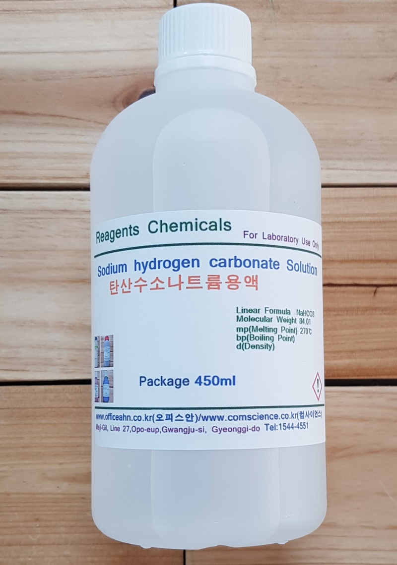 탄산수소나트륨용액 1% 3% 5% 10% 450Ml Sodium Hydrogen Carbonate Nahco3]